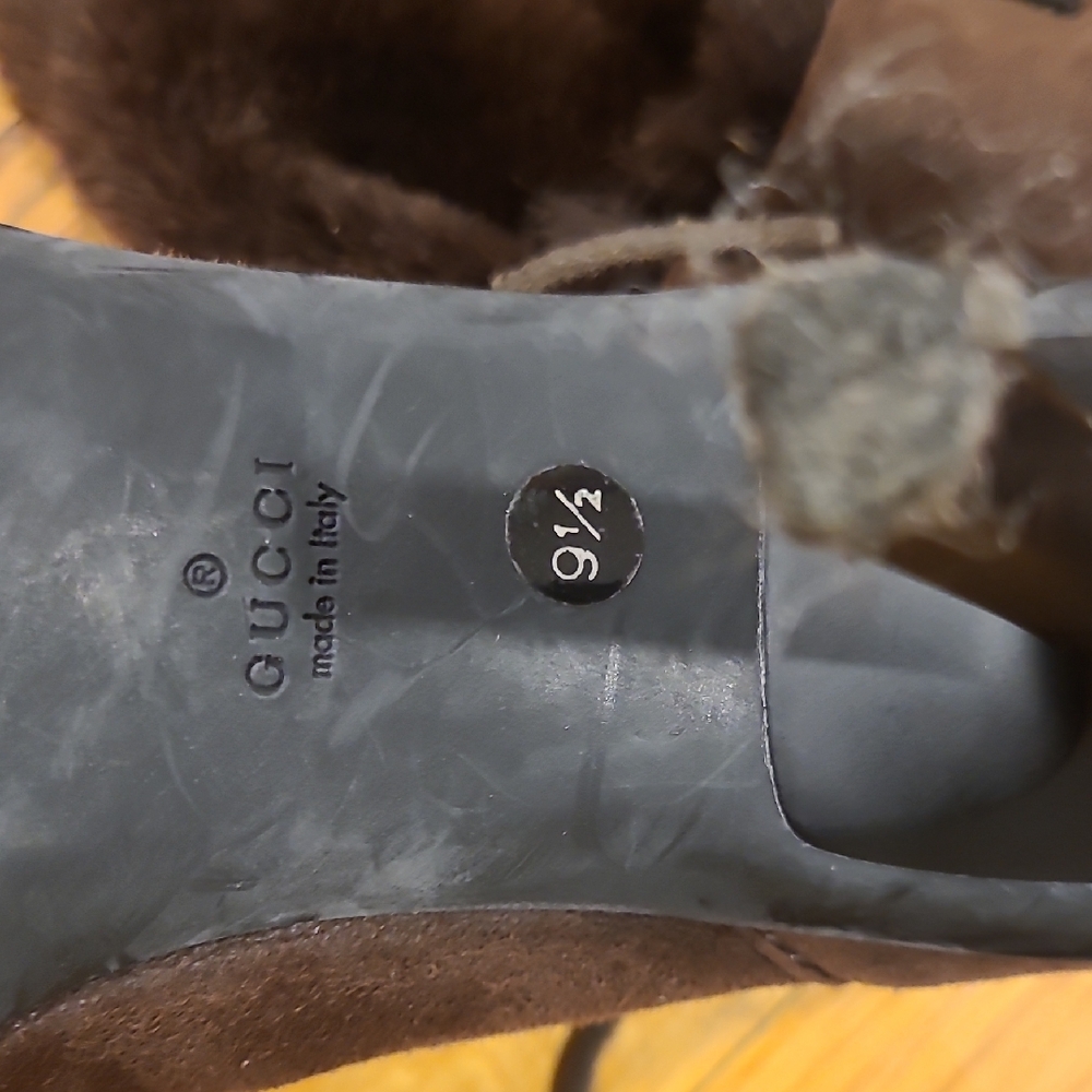 Brown Fur-Lined Women's Boots - Picture 2 of 6